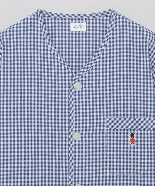MACKINTOSH PHILOSOPHY(MENS) / マッキントッシュ フィロソフィー メンズ その他小物 | 【WEB限定】サッカーチェック 半袖パジャマ | 詳細4