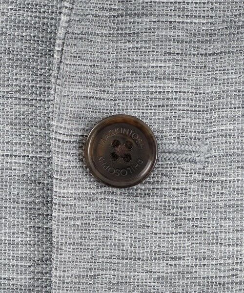 MACKINTOSH PHILOSOPHY(MENS) / マッキントッシュ フィロソフィー　メンズ ノーカラージャケット | テーラードジャージー ジャケット ライトウェイトカラミ | 詳細8