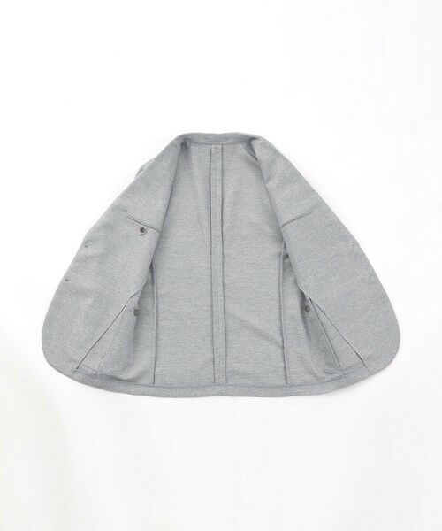 MACKINTOSH PHILOSOPHY(MENS) / マッキントッシュ フィロソフィー　メンズ ノーカラージャケット | テーラードジャージー ジャケット ライトウェイトカラミ | 詳細9