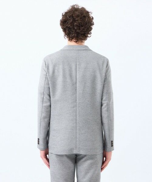 MACKINTOSH PHILOSOPHY(MENS) / マッキントッシュ フィロソフィー　メンズ ノーカラージャケット | テーラードジャージー ジャケット ライトウェイトカラミ | 詳細5