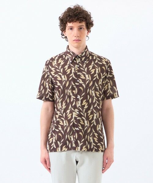 MACKINTOSH PHILOSOPHY(MENS) / マッキントッシュ フィロソフィー　メンズ シャツ・ブラウス | ボタニカルプリント ボタンダウン半袖シャツ | 詳細5