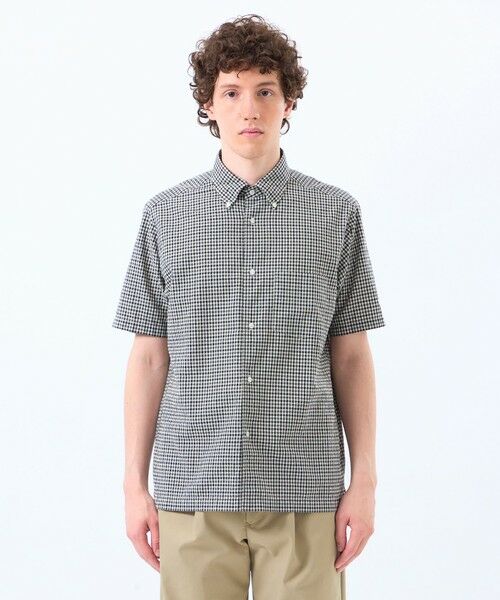 MACKINTOSH PHILOSOPHY(MENS) / マッキントッシュ フィロソフィー　メンズ シャツ・ブラウス | 空羽サッカーチェック 半袖ボタンダウンシャツ | 詳細4