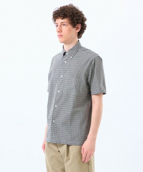 MACKINTOSH PHILOSOPHY(MENS) / マッキントッシュ フィロソフィー　メンズ シャツ・ブラウス | 空羽サッカーチェック 半袖ボタンダウンシャツ | 詳細5