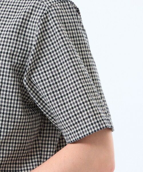 MACKINTOSH PHILOSOPHY(MENS) / マッキントッシュ フィロソフィー　メンズ シャツ・ブラウス | 空羽サッカーチェック 半袖ボタンダウンシャツ | 詳細8