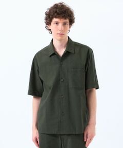 MACKINTOSH PHILOSOPHY(MENS) / マッキントッシュ フィロソフィー　メンズ シャツ・ブラウス | 空羽サッカーチェック 半袖オープンカラーシャツ