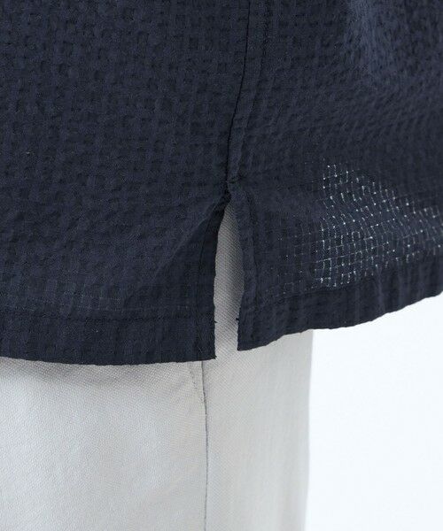 MACKINTOSH PHILOSOPHY(MENS) / マッキントッシュ フィロソフィー　メンズ シャツ・ブラウス | 空羽サッカーチェック 半袖オープンカラーシャツ | 詳細9