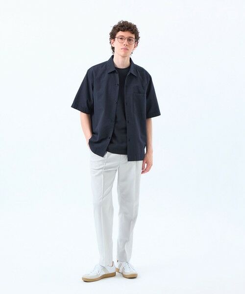 MACKINTOSH PHILOSOPHY(MENS) / マッキントッシュ フィロソフィー　メンズ シャツ・ブラウス | 空羽サッカーチェック 半袖オープンカラーシャツ | 詳細2