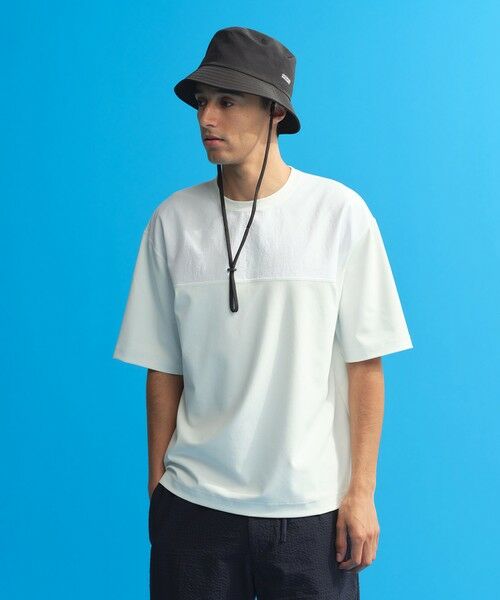 MACKINTOSH PHILOSOPHY(MENS) / マッキントッシュ フィロソフィー　メンズ カットソー | COOLDOTS フロントコンビTシャツ | 詳細1