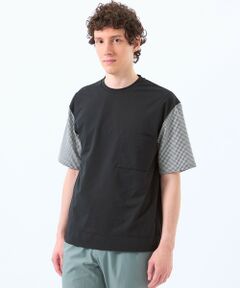 MACKINTOSH PHILOSOPHY(MENS) / マッキントッシュ フィロソフィー　メンズ カットソー | TEXBRID天竺×サッカー スリーブコンビTシャツ
