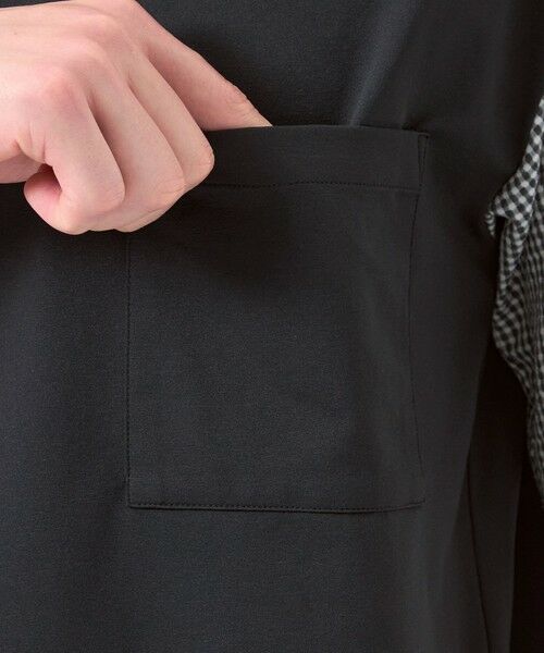 MACKINTOSH PHILOSOPHY(MENS) / マッキントッシュ フィロソフィー　メンズ カットソー | TEXBRID天竺×サッカー スリーブコンビTシャツ | 詳細8