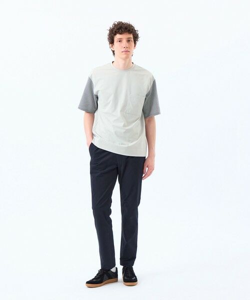 MACKINTOSH PHILOSOPHY(MENS) / マッキントッシュ フィロソフィー　メンズ カットソー | TEXBRID天竺×サッカー スリーブコンビTシャツ | 詳細2