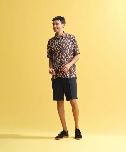 MACKINTOSH PHILOSOPHY(MENS) / マッキントッシュ フィロソフィー　メンズ その他パンツ | トロッター エラスティックショーツ　サッカーストライプ | 詳細1