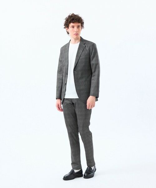 MACKINTOSH PHILOSOPHY(MENS) / マッキントッシュ フィロソフィー　メンズ その他パンツ | テーラードジャージーパンツ ツイル/チェックプリントメッシュ | 詳細2