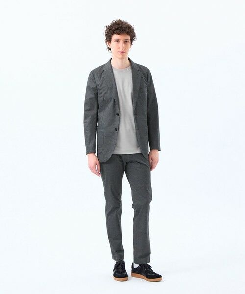 MACKINTOSH PHILOSOPHY(MENS) / マッキントッシュ フィロソフィー　メンズ その他パンツ | テーラードジャージーパンツ ツイル/チェックプリントメッシュ | 詳細3