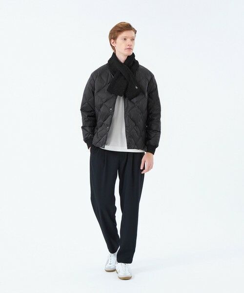 MACKINTOSH PHILOSOPHY(MENS) / マッキントッシュ フィロソフィー　メンズ マフラー・ショール・スヌード・ストール | バッキンガムベア ECOPELボア×ハウスチェック | 詳細3