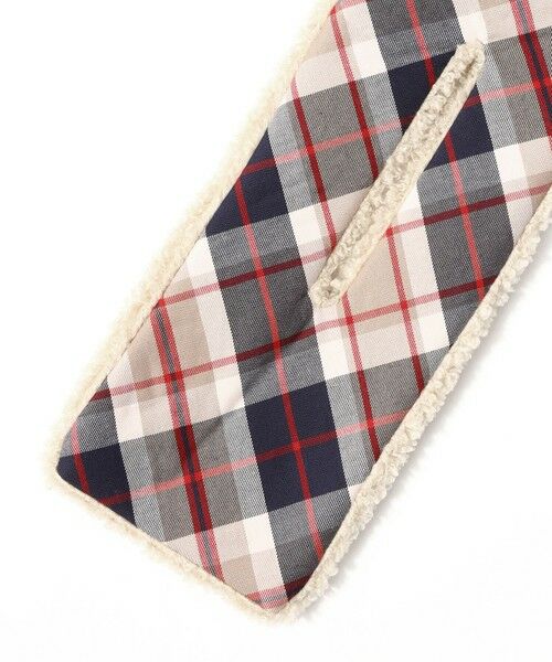 MACKINTOSH PHILOSOPHY(MENS) / マッキントッシュ フィロソフィー　メンズ マフラー・ショール・スヌード・ストール | バッキンガムベア ECOPELボア×ハウスチェック | 詳細9