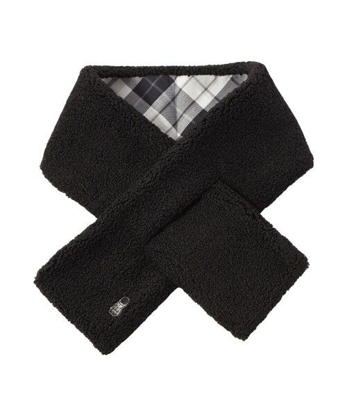 MACKINTOSH PHILOSOPHY(MENS) / マッキントッシュ フィロソフィー　メンズ マフラー・ショール・スヌード・ストール | バッキンガムベア ECOPELボア×ハウスチェック | 詳細12