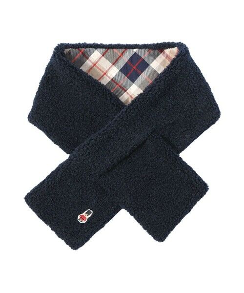 MACKINTOSH PHILOSOPHY(MENS) / マッキントッシュ フィロソフィー　メンズ マフラー・ショール・スヌード・ストール | バッキンガムベア ECOPELボア×ハウスチェック | 詳細13