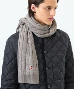 MACKINTOSH PHILOSOPHY(MENS) / マッキントッシュ フィロソフィー　メンズ マフラー・ショール・スヌード・ストール | バッキンガムベア ケーブル ニットマフラー