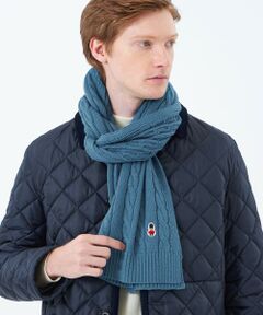 MACKINTOSH PHILOSOPHY(MENS) / マッキントッシュ フィロソフィー　メンズ マフラー・ショール・スヌード・ストール | バッキンガムベア ケーブル ニットマフラー