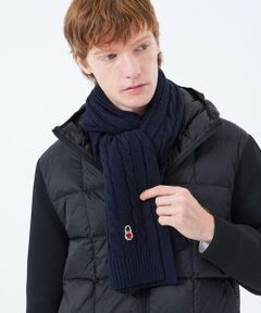 MACKINTOSH PHILOSOPHY(MENS) / マッキントッシュ フィロソフィー　メンズ マフラー・ショール・スヌード・ストール | バッキンガムベア ケーブル ニットマフラー