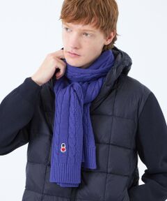 MACKINTOSH PHILOSOPHY(MENS) / マッキントッシュ フィロソフィー　メンズ マフラー・ショール・スヌード・ストール | バッキンガムベア ケーブル ニットマフラー