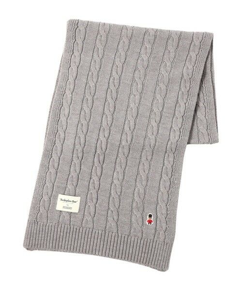 MACKINTOSH PHILOSOPHY(MENS) / マッキントッシュ フィロソフィー　メンズ マフラー・ショール・スヌード・ストール | バッキンガムベア ケーブル ニットマフラー | 詳細10