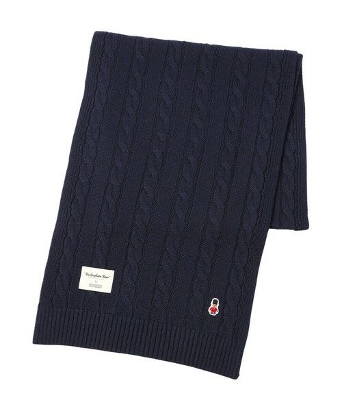 MACKINTOSH PHILOSOPHY(MENS) / マッキントッシュ フィロソフィー　メンズ マフラー・ショール・スヌード・ストール | バッキンガムベア ケーブル ニットマフラー | 詳細12