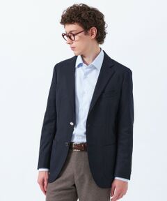 MACKINTOSH PHILOSOPHY(MENS) / マッキントッシュ フィロソフィー　メンズ ノーカラージャケット | トロッター ジャケット ブレザー #000（ナンバーゼロ）バーズアイストレッチ リサイクル with PINS