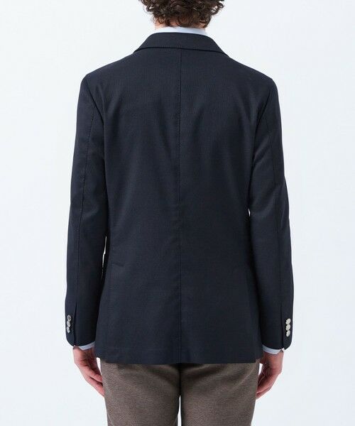 MACKINTOSH PHILOSOPHY(MENS) / マッキントッシュ フィロソフィー　メンズ ノーカラージャケット | トロッター ジャケット ブレザー #000（ナンバーゼロ）バーズアイストレッチ リサイクル with PINS | 詳細5