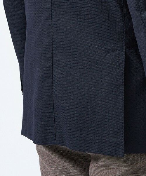 MACKINTOSH PHILOSOPHY(MENS) / マッキントッシュ フィロソフィー　メンズ ノーカラージャケット | トロッター ジャケット ブレザー #000（ナンバーゼロ）バーズアイストレッチ リサイクル with PINS | 詳細9