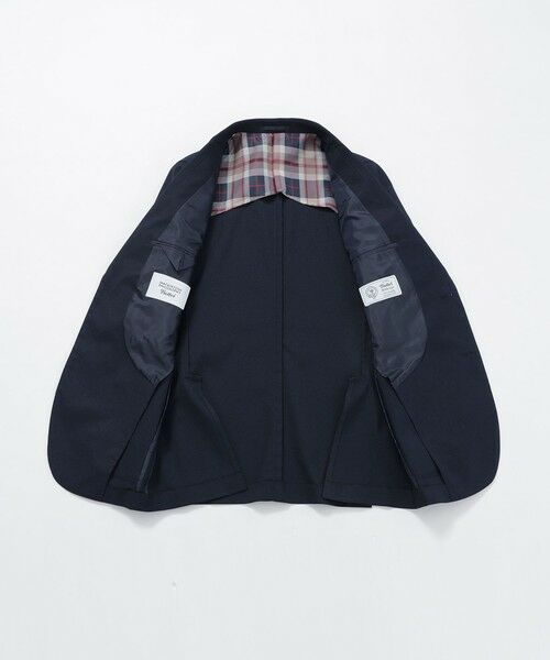 MACKINTOSH PHILOSOPHY(MENS) / マッキントッシュ フィロソフィー　メンズ ノーカラージャケット | トロッター ジャケット ブレザー #000（ナンバーゼロ）バーズアイストレッチ リサイクル with PINS | 詳細11