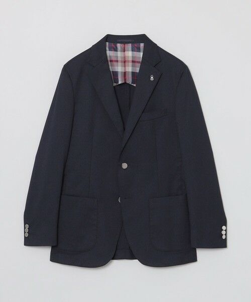 MACKINTOSH PHILOSOPHY(MENS) / マッキントッシュ フィロソフィー　メンズ ノーカラージャケット | トロッター ジャケット ブレザー #000（ナンバーゼロ）バーズアイストレッチ リサイクル with PINS | 詳細16