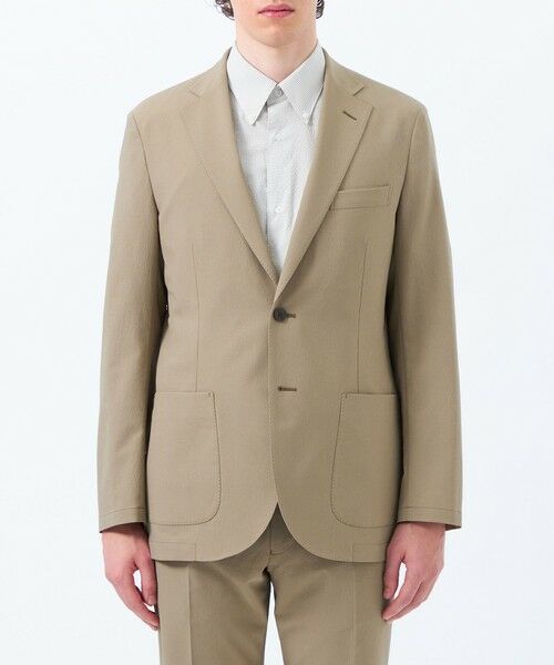 MACKINTOSH PHILOSOPHY(MENS) / マッキントッシュ フィロソフィー　メンズ ノーカラージャケット | トロッター ウルトラライト ジャケット#11 ドットサッカー | 詳細3