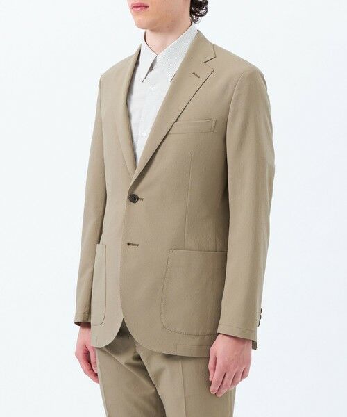 MACKINTOSH PHILOSOPHY(MENS) / マッキントッシュ フィロソフィー　メンズ ノーカラージャケット | トロッター ウルトラライト ジャケット#11 ドットサッカー | 詳細4