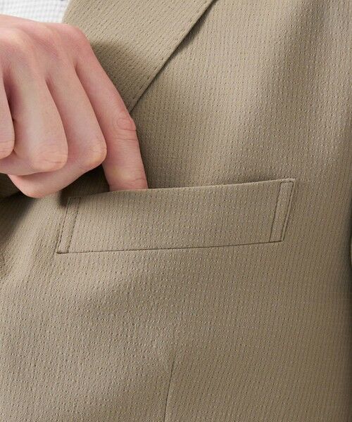 MACKINTOSH PHILOSOPHY(MENS) / マッキントッシュ フィロソフィー　メンズ ノーカラージャケット | トロッター ウルトラライト ジャケット#11 ドットサッカー | 詳細6