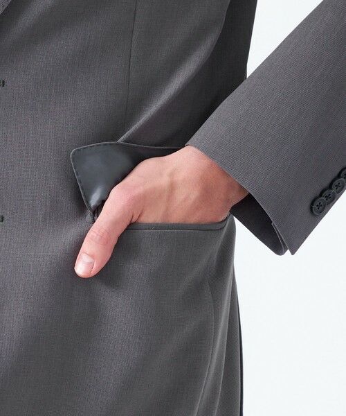 MACKINTOSH PHILOSOPHY(MENS) / マッキントッシュ フィロソフィー　メンズ ノーカラージャケット | トロッター ジャケット#070 ハイストレッチメッシュ | 詳細8