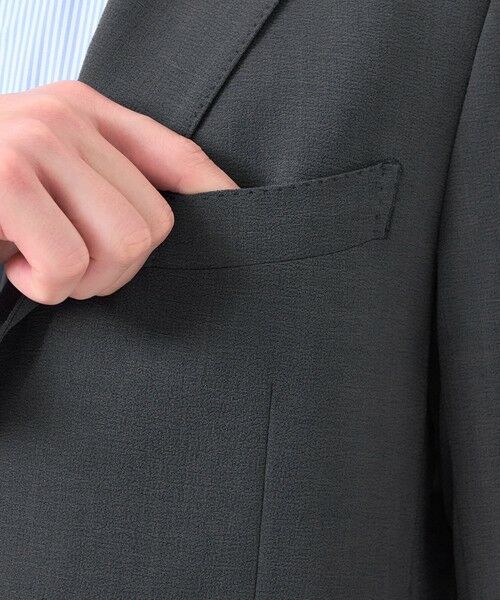 MACKINTOSH PHILOSOPHY(MENS) / マッキントッシュ フィロソフィー　メンズ ノーカラージャケット | トロッター ジャケット#121 ストレッチワッシャー | 詳細7