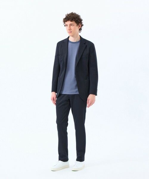 MACKINTOSH PHILOSOPHY(MENS) / マッキントッシュ フィロソフィー　メンズ ノーカラージャケット | テーラードジャージー ジャケット ウール混メッシュジャージー | 詳細2