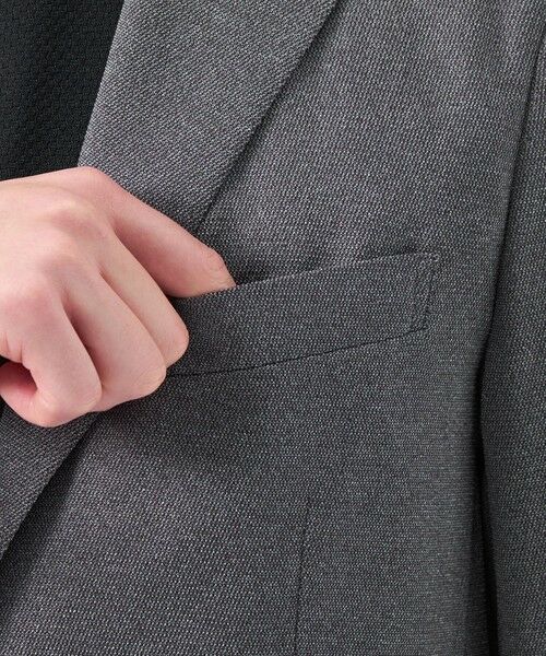 MACKINTOSH PHILOSOPHY(MENS) / マッキントッシュ フィロソフィー　メンズ ノーカラージャケット | テーラードジャージー ジャケット メッシュジャージー | 詳細7