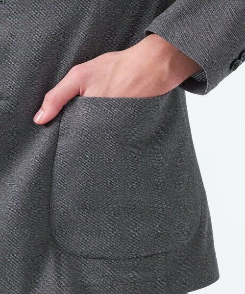 MACKINTOSH PHILOSOPHY(MENS) / マッキントッシュ フィロソフィー　メンズ ノーカラージャケット | テーラードジャージー ジャケット メッシュジャージー | 詳細8