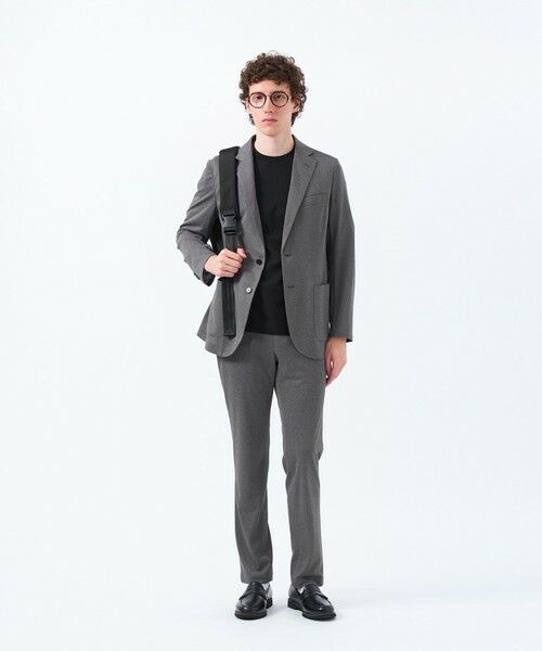 MACKINTOSH PHILOSOPHY(MENS) / マッキントッシュ フィロソフィー　メンズ ノーカラージャケット | テーラードジャージー ジャケット メッシュジャージー | 詳細1