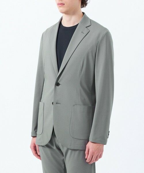 MACKINTOSH PHILOSOPHY(MENS) / マッキントッシュ フィロソフィー メンズ ノーカラージャケット | ドライフラットストレッチ ハイパーストレッチメッシュ イージージャケット | 詳細5