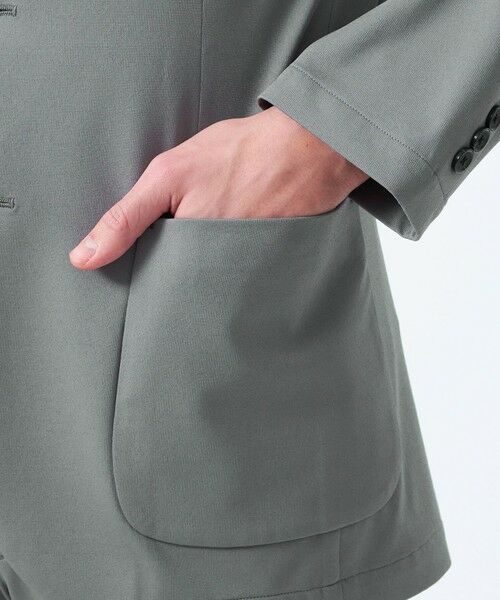 MACKINTOSH PHILOSOPHY(MENS) / マッキントッシュ フィロソフィー メンズ ノーカラージャケット | ドライフラットストレッチ ハイパーストレッチメッシュ イージージャケット | 詳細7