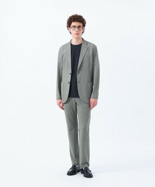 MACKINTOSH PHILOSOPHY(MENS) / マッキントッシュ フィロソフィー メンズ ノーカラージャケット | ドライフラットストレッチ ハイパーストレッチメッシュ イージージャケット | 詳細1