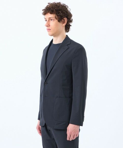 MACKINTOSH PHILOSOPHY(MENS) / マッキントッシュ フィロソフィー　メンズ ノーカラージャケット | ドライフラットストレッチ イージージャケット ナイロントリコット | 詳細4