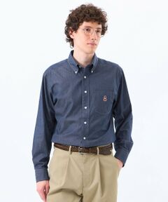 MACKINTOSH PHILOSOPHY(MENS) / マッキントッシュ フィロソフィー　メンズ シャツ・ブラウス | バッキンガムベア 長袖ボタンダウンシャツ シャンブレー/ストライプ