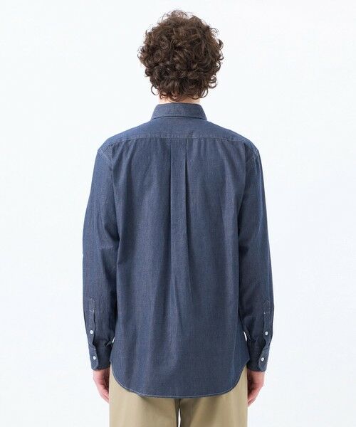 MACKINTOSH PHILOSOPHY(MENS) / マッキントッシュ フィロソフィー　メンズ シャツ・ブラウス | バッキンガムベア 長袖ボタンダウンシャツ シャンブレー/ストライプ | 詳細5