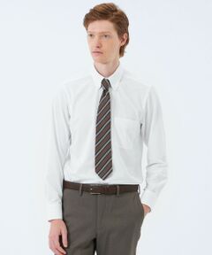 MACKINTOSH PHILOSOPHY(MENS) / マッキントッシュ フィロソフィー　メンズ シャツ・ブラウス | トロッター ボタンダウンシャツ 無地/トリコットストライプ