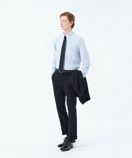 MACKINTOSH PHILOSOPHY(MENS) / マッキントッシュ フィロソフィー メンズ シャツ・ブラウス | トロッター ボタンダウンシャツ 無地/トリコットストライプ | 詳細3